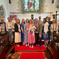 We welcomed the Dark family on 21st July for the Christening of Josie.