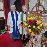 Anne Foster and Revd Cathy Scoffield led our Harvest Service on 29th September 2024.