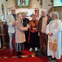 At our service on 19th April 2026, we welcomed Allan and Evie Golding from New South Wales, Australia,.